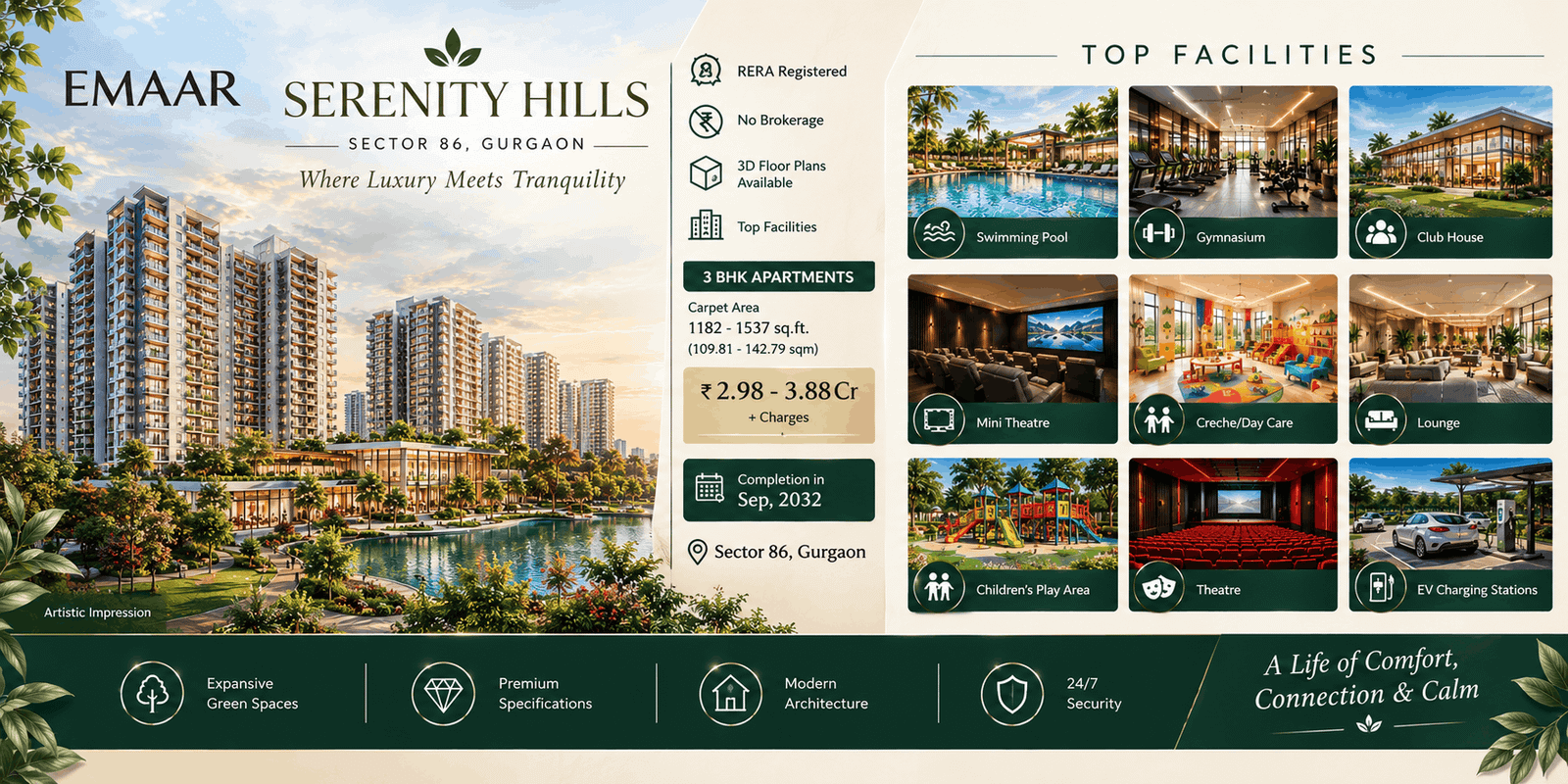Emaar Serenity Hills | Discover Spacious Homes with a Refined Living Experience