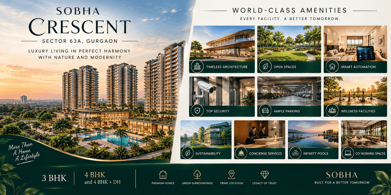 Sobha Crescent Sector 63A Gurgaon | An Exclusive New Chapter of Urban Living