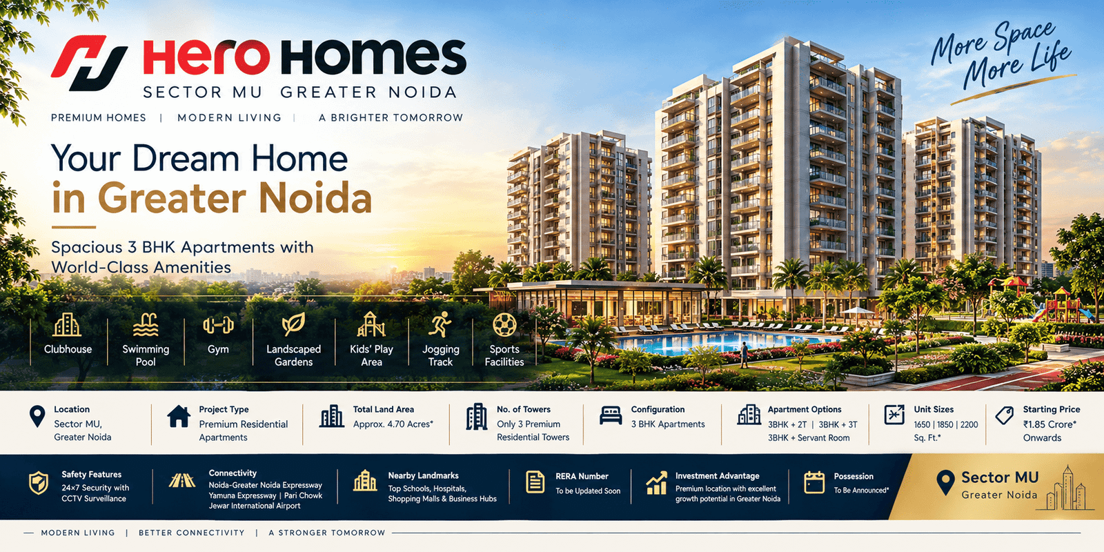 Hero Homes Sector MU | Contemporary Homes in Greater Noida’s Emerging Hub
