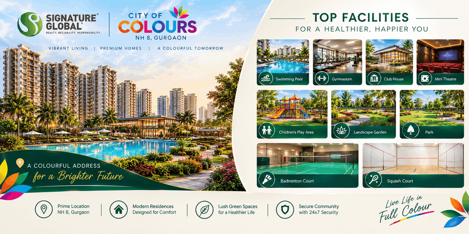 Signature Global City of Colours NH 8 Gurgaon | Modern Urban Homes