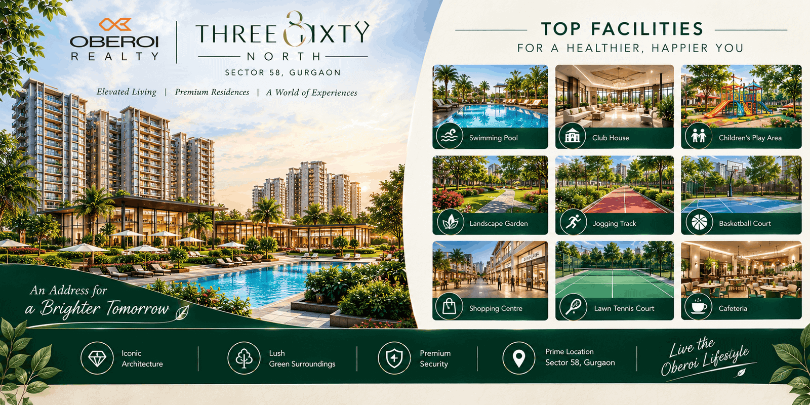 Oberoi Three Sixty North Sector 58 Gurgaon | Ultra-Luxury Homes