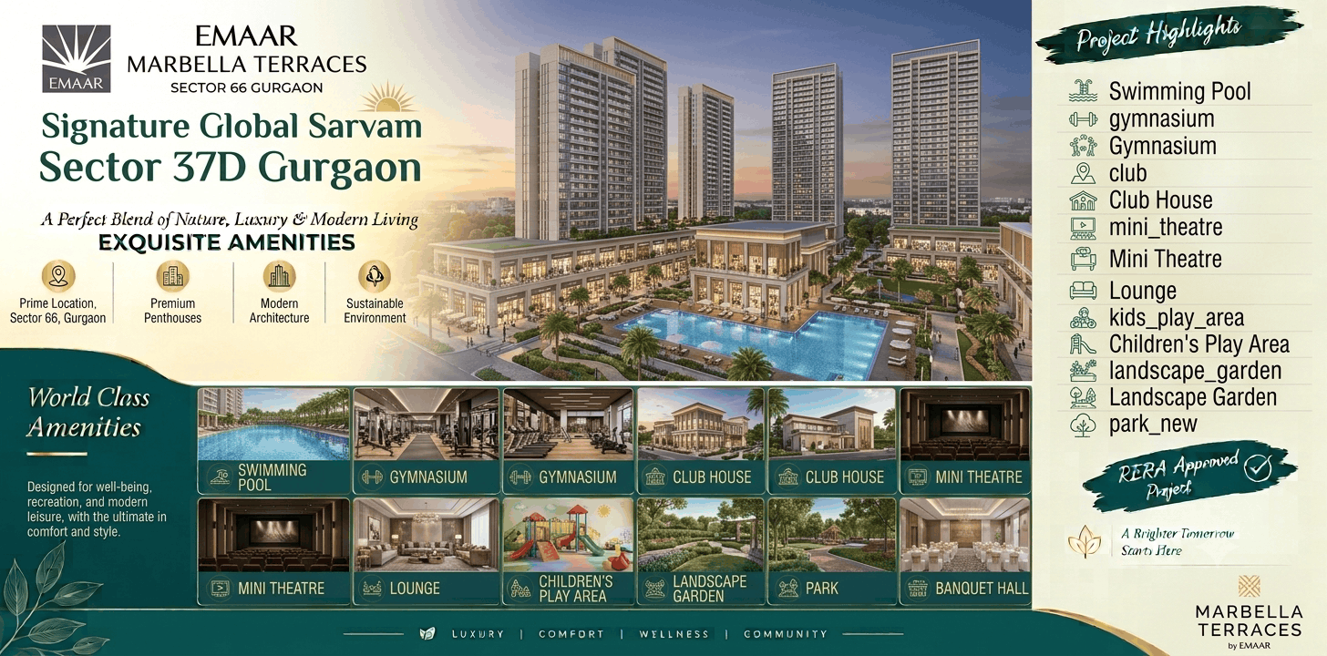 Emaar Marbella Terraces | Discover Sophisticated Living with a Distinctive Sense of Place