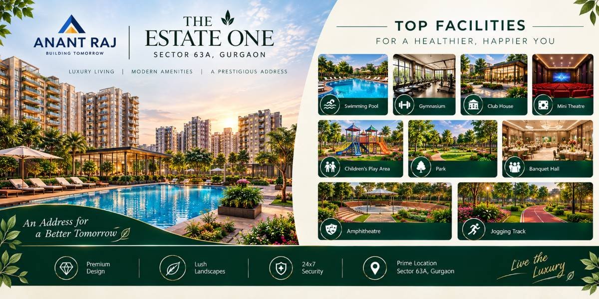 Anant Raj The Estate One Sector 63A Gurgaon | Luxury Redefined