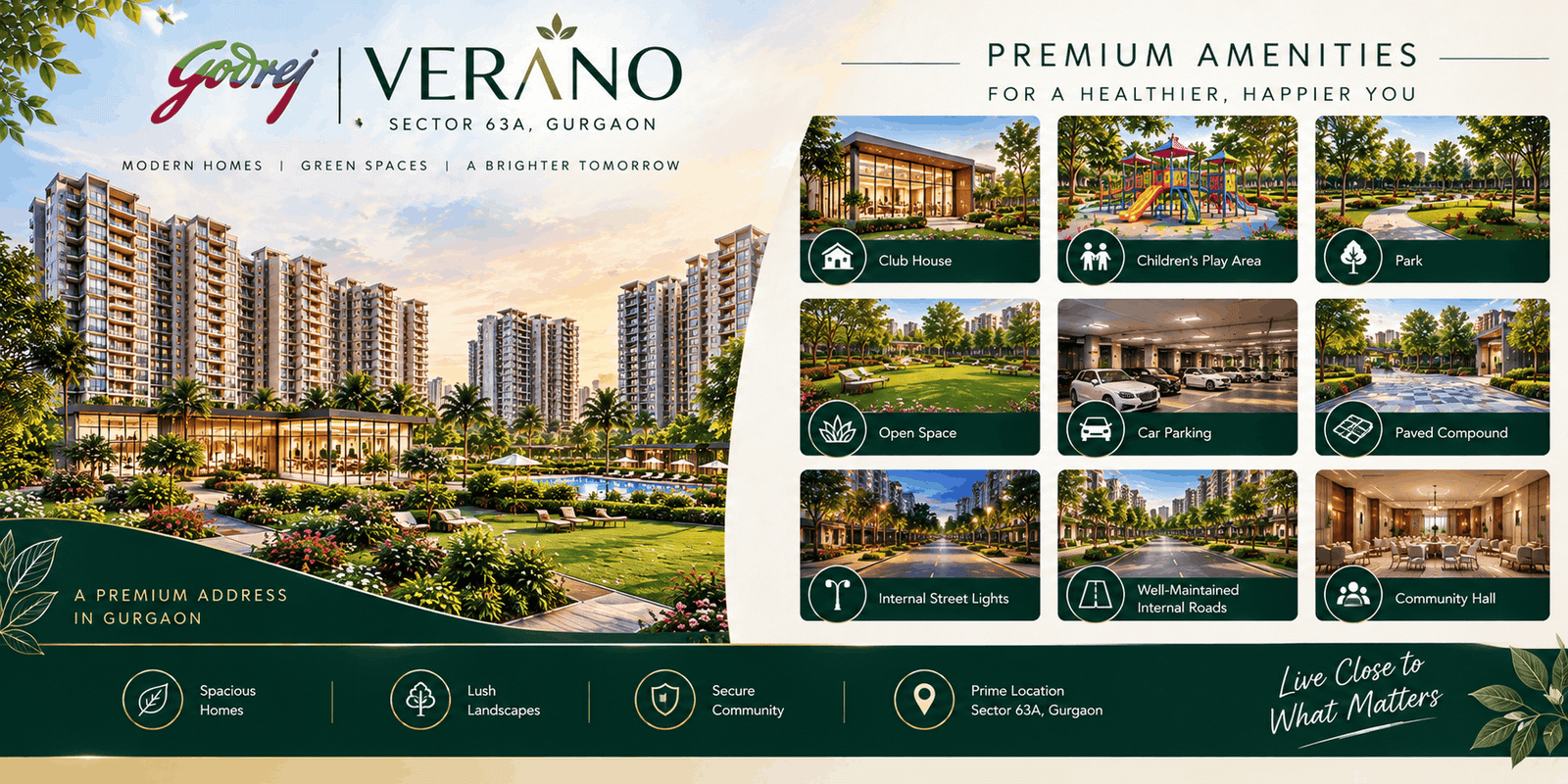 Godrej Verano Sector 63A Gurgaon | Experience Sophisticated Living in a Premier Gurgaon Address