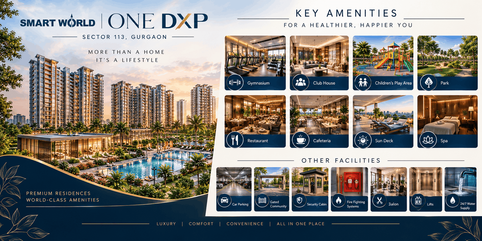 Smart World One DXP | A Distinctive Blend of Modern Architecture and Luxury Living