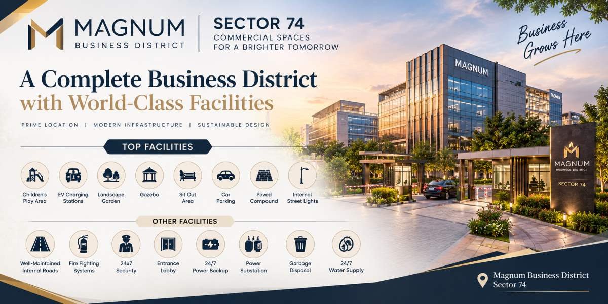 Magnum Business District Sector 74 Gurgaon | Redefining the Future of Corporate Workspaces