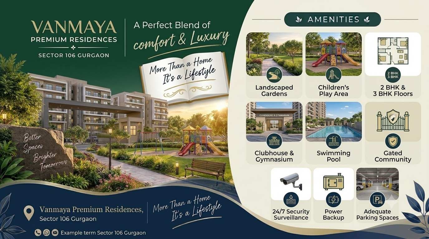 Vanmaya Premium Residences Sector 106 Gurgaon – Modern Living