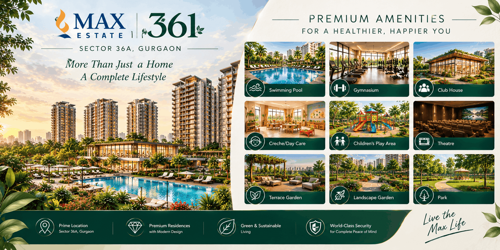 Max Estate 361 | A Fresh Perspective on Refined Living and Modern Comfort