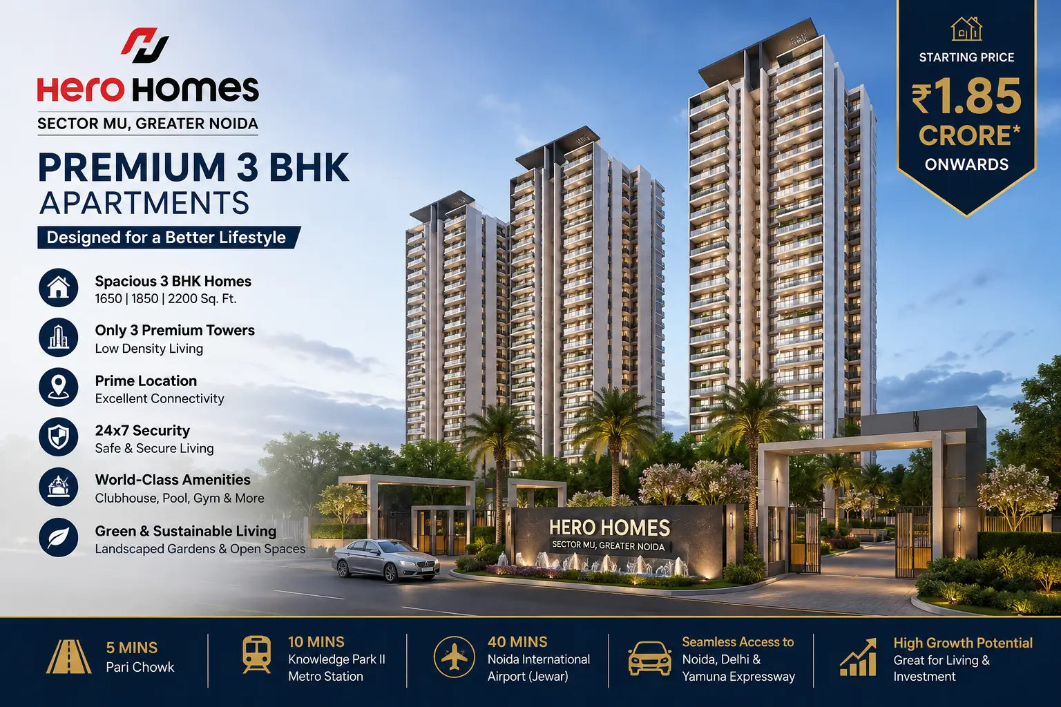 Hero Homes Sector MU